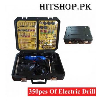 350 Pcs Electric Drill Grinder And Grinding Set